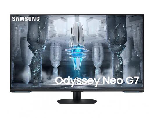 Monitorius Samsung Odyssey Neo G7 G70NC LS43CG700NUXEN 43", VA, UHD, 3840x2160, 16:9, 1 ms, 400 cd/m², Black/White, HDMI ports quantity 2, 144 Hz