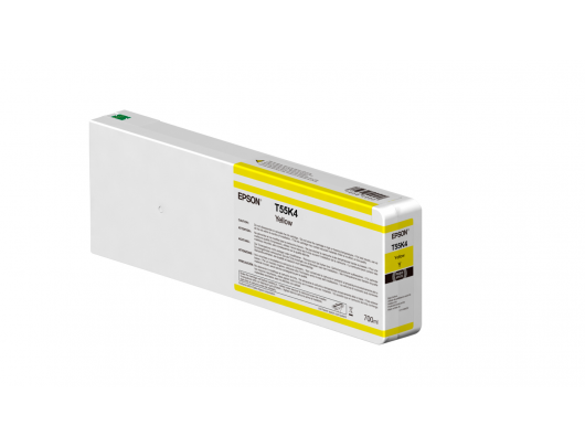 Epson Singlepack T55K400 UltraChrome HDX/HD Ink Cartrige, Yellow, 700 ml