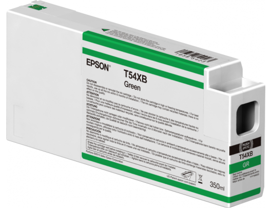 Epson Singlepack T54XB00 UltraChrome HDX/HD Ink Cartrige, Green, 350 ml