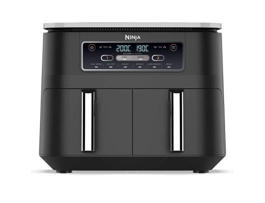 Karšto oro gruzdintuvė Ninja AF400EU Air fryer, Double, Black NINJA