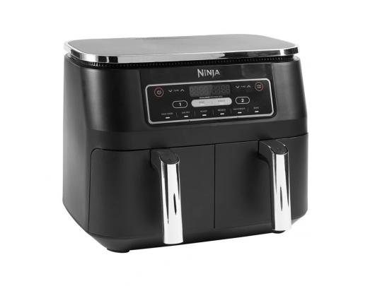 Karšto oro gruzdintuvė Ninja AF400EU Air fryer, Double, Black NINJA