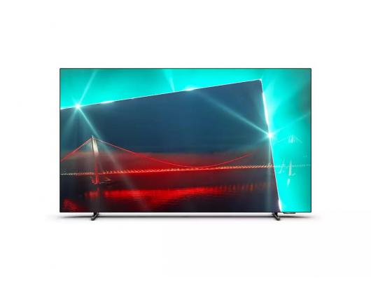 Televizorius Philips 48OLED718/12 48" (121 cm), Smart TV, Google TV, 4K UHD LED, 3840x2160, Wi-Fi,  DVB-T/T2/T2-HD/C/S/S2, Black