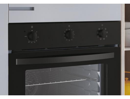 Orkaitė Candy Oven FIDC N602	 65 L, Electric, Manual, Mechanical control, Height 59.5 cm, Width 59.5 cm, Black