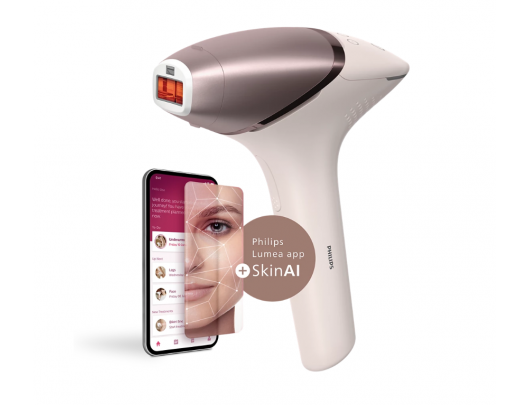Epilatorius Philips BRI977/00 Lumea 9900 serija, SenseIQ funkcija, rožinis