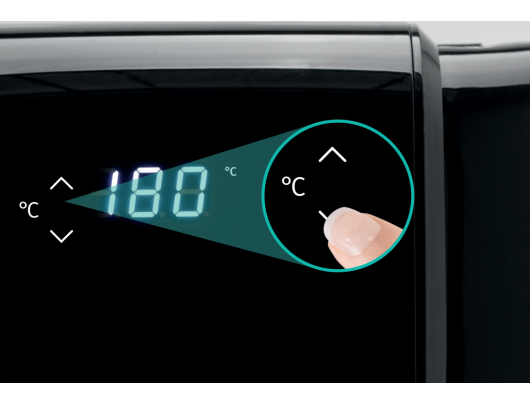 Karšto oro gruzdintuvė Gorenje Fryer AF1700DB Power 1700 W Capacity 5 L Black/Stainless steel
