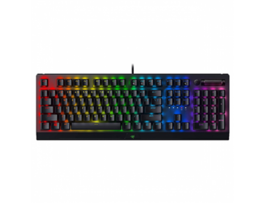 Klaviatūra Razer BlackWidow V4 X Mechanical Gaming Keyboard, Yellow Switch, US Layout, Wired, Black