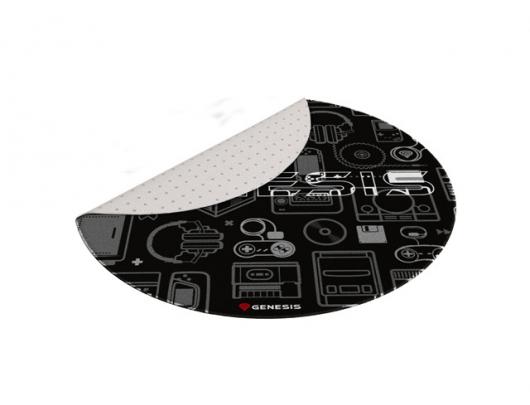 Apsauginis kilimas GENESIS Tellur 300 Round Gear Protective Floor Mat, 100cm, Black