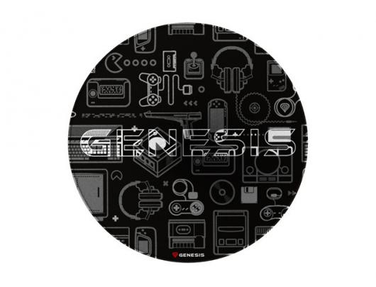 Apsauginis kilimas GENESIS Tellur 300 Round Gear Protective Floor Mat, 100cm, Black