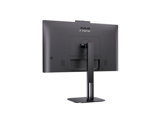 Monitorius AOC USB-C Monitor with Webcam  24V5CW/BK 23.8", IPS, FHD, 1920x1080, 16:9, 1 ms, 300 cd/m², Black, HDMI ports quantity 2, 75 Hz