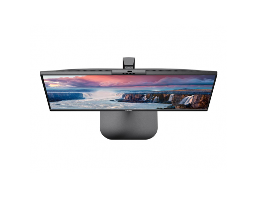 Monitorius AOC USB-C Monitor with Webcam  24V5CW/BK 23.8", IPS, FHD, 1920x1080, 16:9, 1 ms, 300 cd/m², Black, HDMI ports quantity 2, 75 Hz