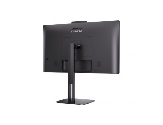 Monitorius AOC USB-C Monitor with Webcam  24V5CW/BK 23.8", IPS, FHD, 1920x1080, 16:9, 1 ms, 300 cd/m², Black, HDMI ports quantity 2, 75 Hz