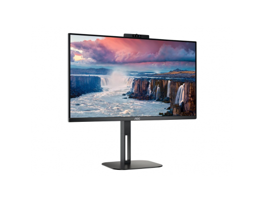Monitorius AOC USB-C Monitor with Webcam  24V5CW/BK 23.8", IPS, FHD, 1920x1080, 16:9, 1 ms, 300 cd/m², Black, HDMI ports quantity 2, 75 Hz