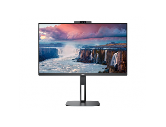 Monitorius AOC USB-C Monitor with Webcam  24V5CW/BK 23.8", IPS, FHD, 1920x1080, 16:9, 1 ms, 300 cd/m², Black, HDMI ports quantity 2, 75 Hz