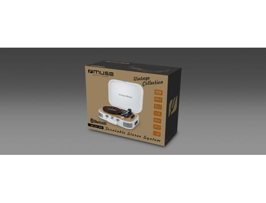 Patefonas Muse Turntable Stereo System MT-201WW Turntable Stereo System USB port AUX in