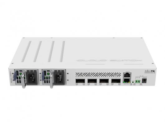 Maršrutizatorius MikroTik Cloud Router Switch CRS504-4XQ-IN No Wi-Fi 10/100 Mbit/s Ethernet LAN (RJ-45) ports 1 Mesh Support No MU-MiMO No No mobile
