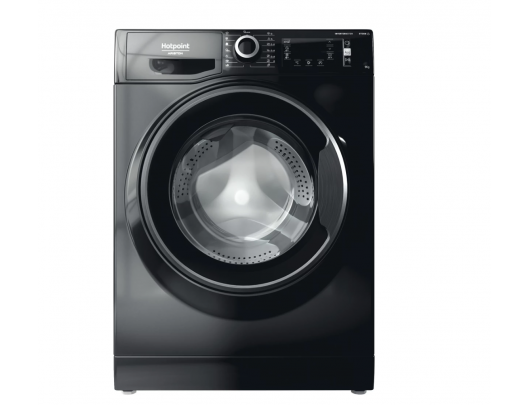 Skalbimo mašina Hotpoint Washing machine NLCD 946 BS A EU N Energy efficiency class A, Front loading, Washing capacity 9 kg, 1400 RPM, Depth 60.5 cm,