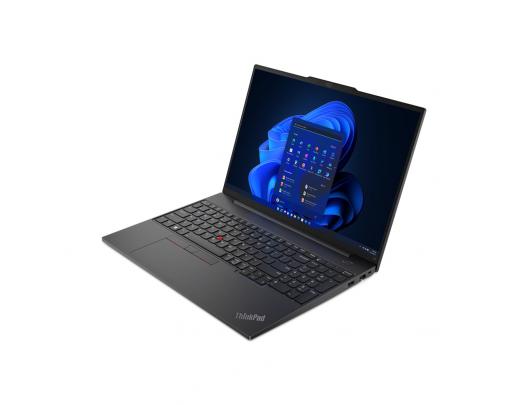 Nešiojamas kompiuteris Lenovo ThinkPad E16 Gen 1 16 WUXGA AMD R5 7530U/16GB/256GB/AMD Radeon/WIN11 Pro/Nordic Backlit kbd/Black/FP/2Y Warranty