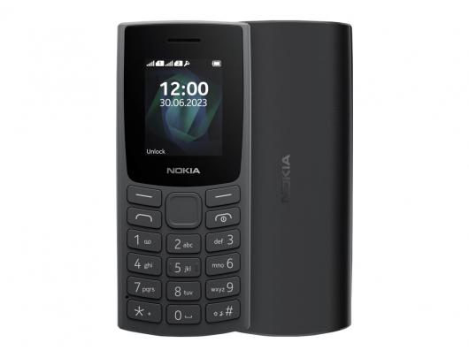 Mobilusis telefonas Nokia 105 (2023) TA-1557 Charcoal 1.8" TFT LCD 120x160  pixels Dual SIM Mini Sim 3G USB version microUSB 1000 mAh