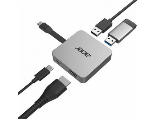 Jungčių stotelė Acer Docking station 4 in1 USB 3.0 (3.1 Gen 1) ports quantity 2, HDMI ports quantity 1, USB 3.0 (3.1 Gen 1) Type-C ports quantity 1