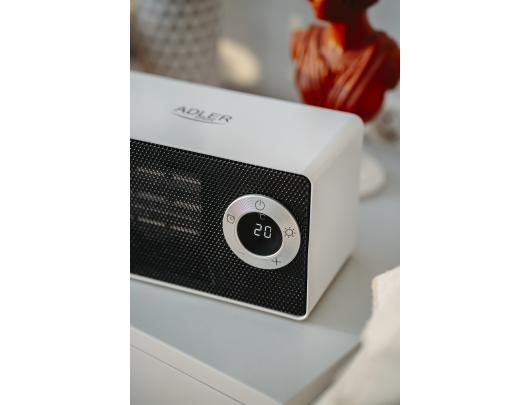 Šildytuvas Adler AD 7746 Ceramic fan heater, 1000 W, Number of power levels 2, White