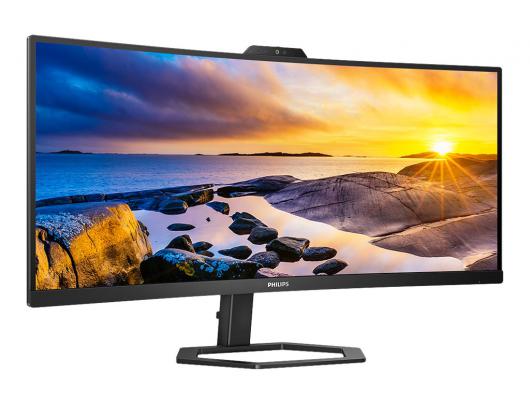 Monitorius Philips 34E1C5600HE 34 in VA WQHD 3440x1440 at 100 Hz 300 cd/m² HDMI, DisplayPort, USB-C 65 Watt Height, tilt Speaker(s)