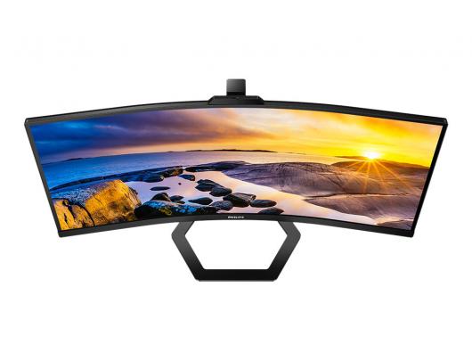 Monitorius Philips 34E1C5600HE 34 in VA WQHD 3440x1440 at 100 Hz 300 cd/m² HDMI, DisplayPort, USB-C 65 Watt Height, tilt Speaker(s)