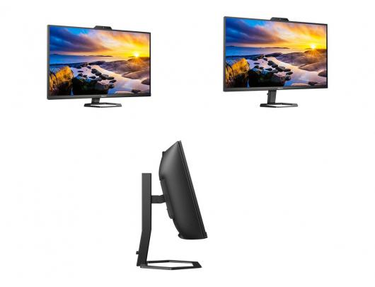 Monitorius Philips 34E1C5600HE 34 in VA WQHD 3440x1440 at 100 Hz 300 cd/m² HDMI, DisplayPort, USB-C 65 Watt Height, tilt Speaker(s)