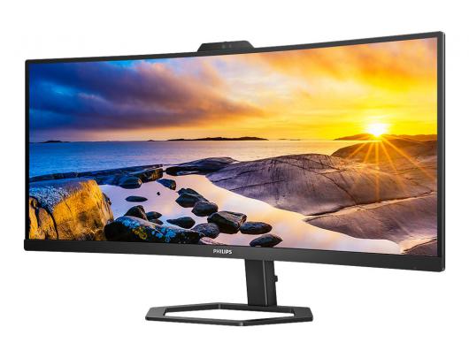 Monitorius Philips 34E1C5600HE 34 in VA WQHD 3440x1440 at 100 Hz 300 cd/m² HDMI, DisplayPort, USB-C 65 Watt Height, tilt Speaker(s)