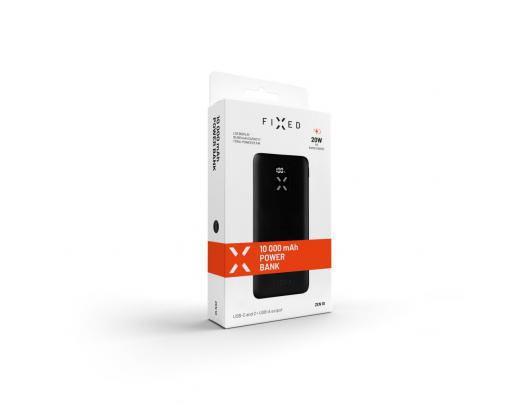 Išorinė baterija Fixed Power Bank Zen 10000 mAh, Black