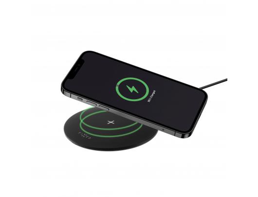 Įkroviklis Fixed SlimPad Wireless charging Black, 15 W