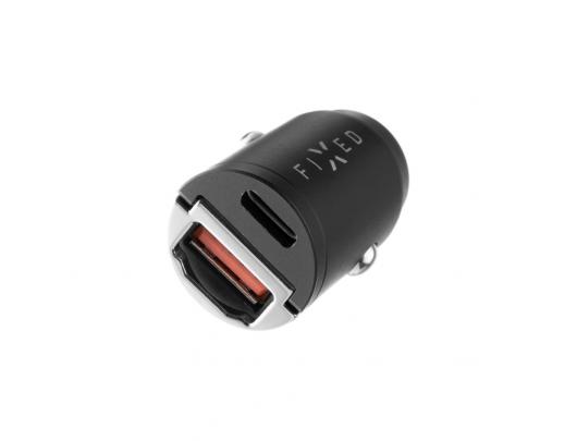 Automobilinis įkroviklis Fixed Car Charger Fast charging, Black, 30 W