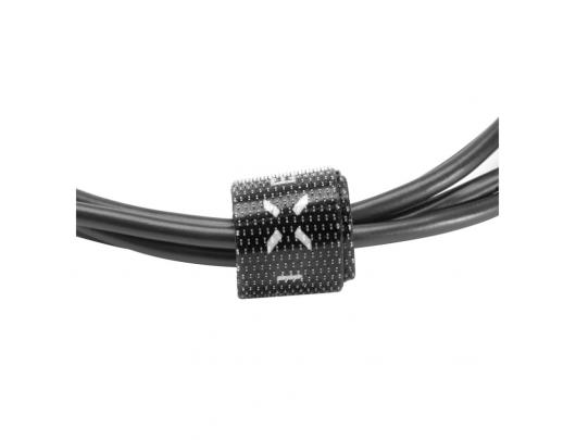 Kabelis FIXED Cable USB/USB-C, Black
