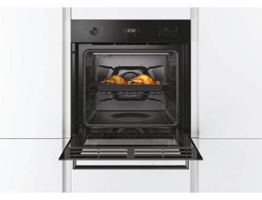 Orkaitė Candy FCM996NRL Oven, Multifunctional + Steam, Capacity 70, Mechanical control with digital clock, Black