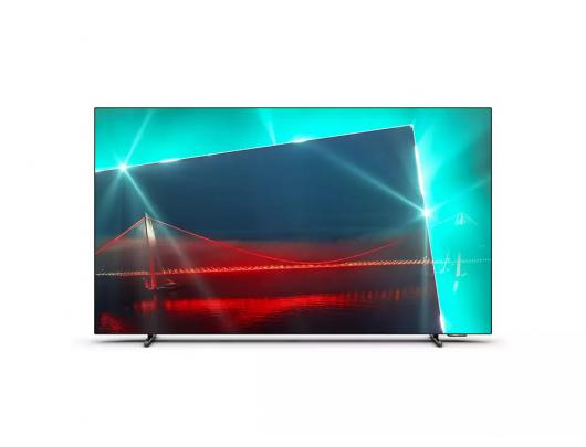 Televizorius Philips 4K UHD OLED Smart TV with Ambilight 65OLED718/12 65" (164cm), Smart TV, Android, 4K UHD OLED, 3840x2160, Wi-Fi, DVB-T/T2/T2-HD/C/S/S2