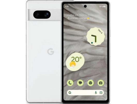 Mobilusis telefonas Google Pixel 7a (Snow) 6.1" OLED 1080x2400/2.85GHz&2.35GHz&1.80GHz/128GB/8GB RAM/Android 13/WiFi,BT,5G