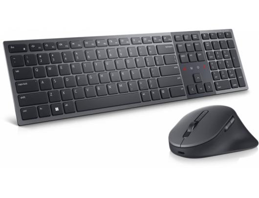Klaviatūra+pelė Dell Premier Collaboration Keyboard and Mouse KM900 Keyboard and Mouse Set Wireless Included Accessories USB-C to USB-C Charging cable LT