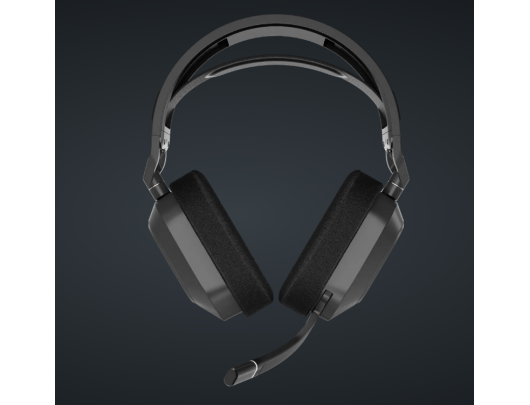 Ausinės Corsair Gaming Headset HS80 Max Built-in microphone Bluetooth Wireless Bluetooth Over-Ear Wireless Steel Gray