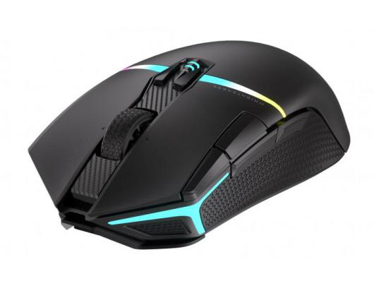 Pelė CORSAIR NIGHTSABRE RGB Gaming Mouse, Wireless, Black