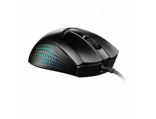 Pelė MSI GM51 Lightweight Optical, RGB LED light, Black, Gaming Mouse, 8000 Hz