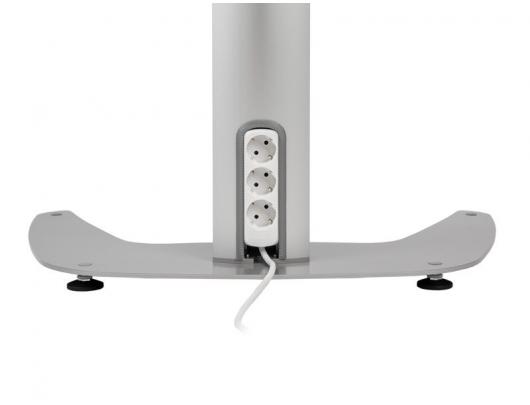 Televizoriaus stovas SMS Floor stand Monitor Stand Flatscreen FH T 1450 Adjustable Height, Tilt Silver