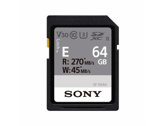 Atminties kortelė Sony UHS-II Memory Card SF-E SDXC Class10 64GB SDXC Memory Card Flash memory class U3, V30