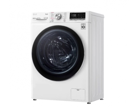 Skalbyklė-džiovyklė LG F2DV5S8S2E, energijos klasė C/E, 8.5 kg, 1200 RPM, 48x60 cm, LED ekranas, džiovinimas 5 kg, garų funkcija, Wi-Fi, balta.