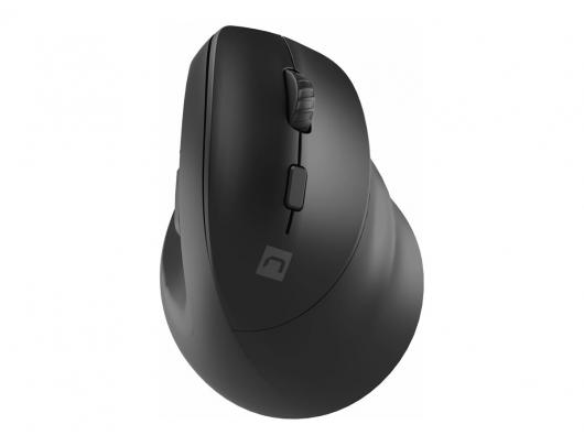 Pelė Natec Vertical Mouse Crake 2 Vertical Mouse Bluetooth, 2.4GHz Wireless Black