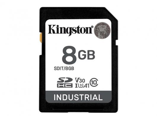 Atminties kortelė Kingston SDHC SD 8GB Juoda