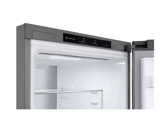 Šaldytuvas LGGBV7180CPY Refrigerator, Free-standing, Bottom freezer, C, Height 1,86 m, Net fridge 234 L, Net freezer 110 L, Silver LG