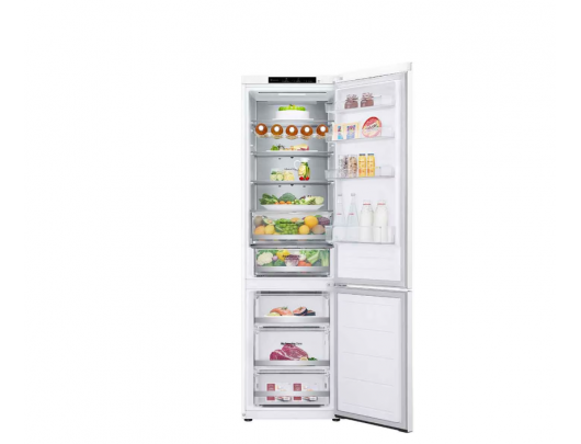 Šaldytuvas LG Refrigerator |GBV5240DSW Energy efficiency class D Free standing Combi Height 203 cm No Frost system Fridge net capacity 277 L Freezer