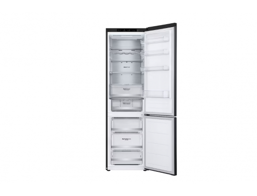 Šaldytuvas LGGBV7280CEV Refrigerator, Free-standing, Bottom freezer, C, Height 2,03 m, Net fridge 277 L, Net freezer 110 L, Black LG