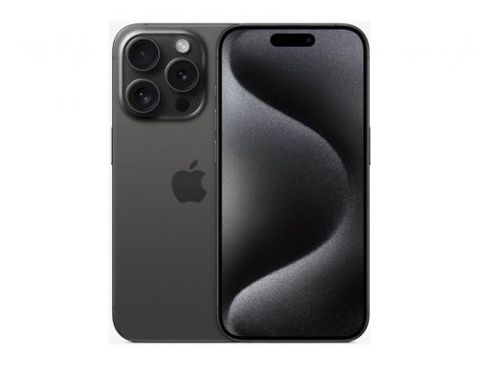 Mobilusis telefonas Apple iPhone 15 Pro Black Titanium 6.1" Super Retina XDR display with ProMotion Apple A17 Pro Internal RAM 8GB 128GB Dual SIM Nan