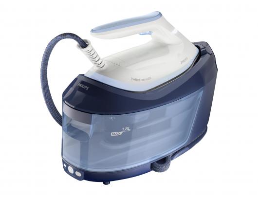Lygintuvas Philips PSG6026, 2400 W, 6.5 bar, automatinis išsijungimas, Easy De-Calc Plus, mėlynas, baltas
