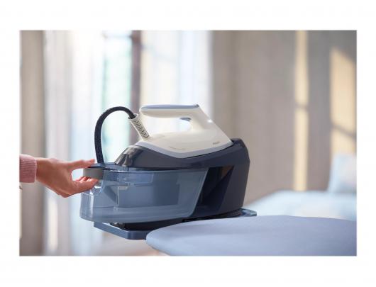 Lygintuvas Philips PSG6026, 2400 W, 6.5 bar, automatinis išsijungimas, Easy De-Calc Plus, mėlynas, baltas